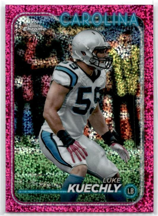 2024 Topps Chrome Magenta Speckle Refractor #13 Luke Kuechly Panthers