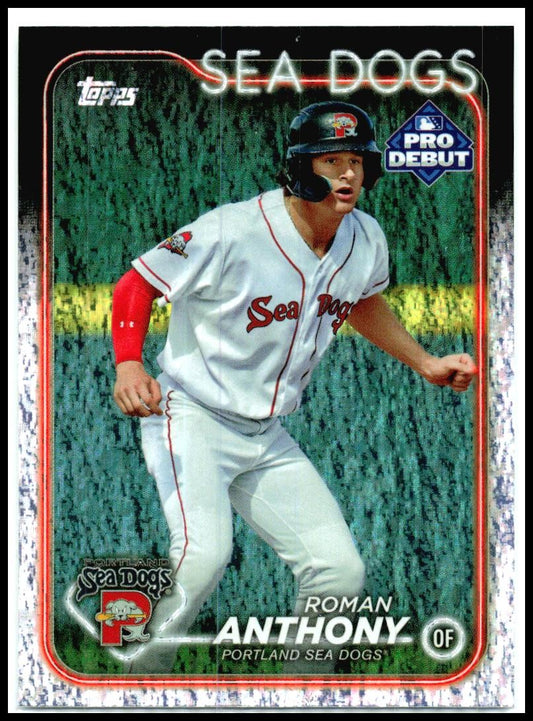 2024 Topps Pro Debut Sparkle Foil #PD-39 Roman Anthony #/175 Portland Sea Dogs
