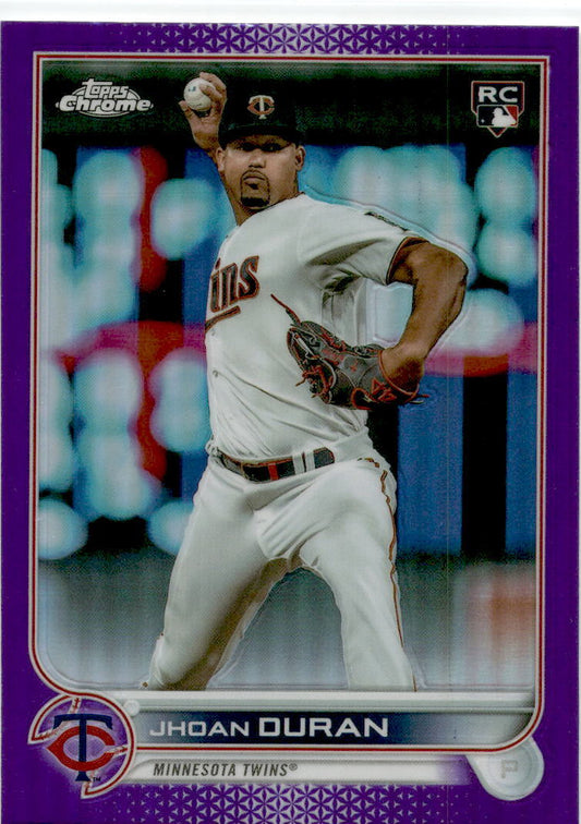 2022 Topps Update Purple #US277 Jhoan Duran Minnesota Twins
