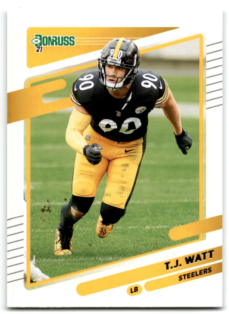 2021 Donruss T.J. Watt Pittsburgh Steelers #22