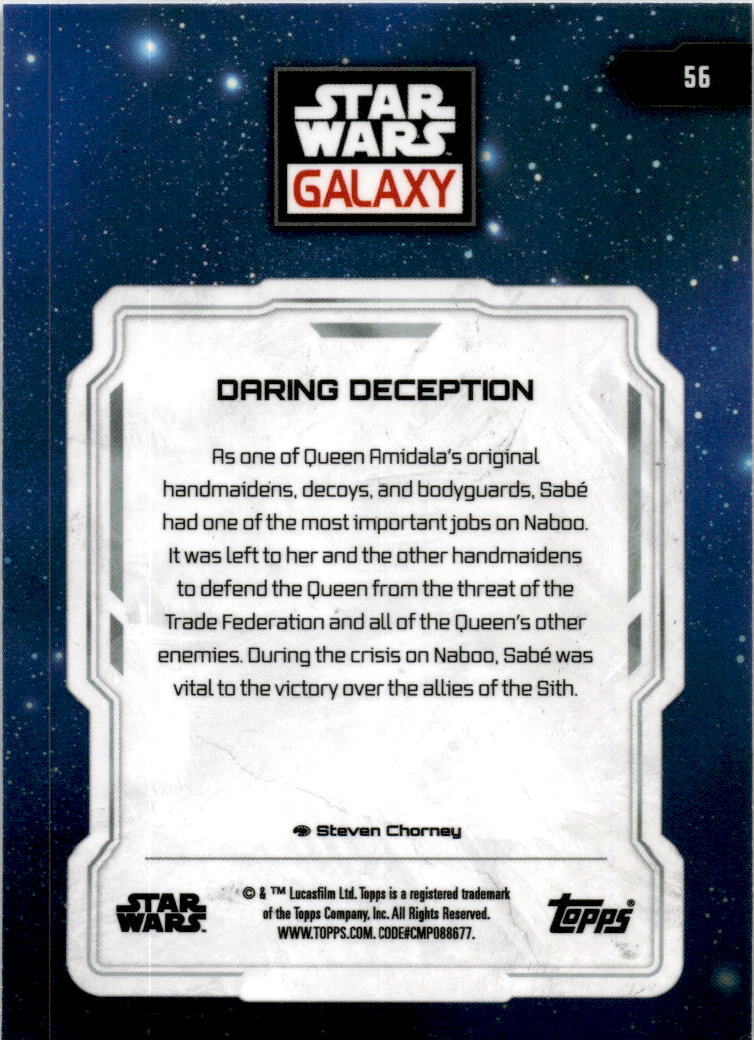 2024 Topps Star Wars Glaxay 56 Saring Deception