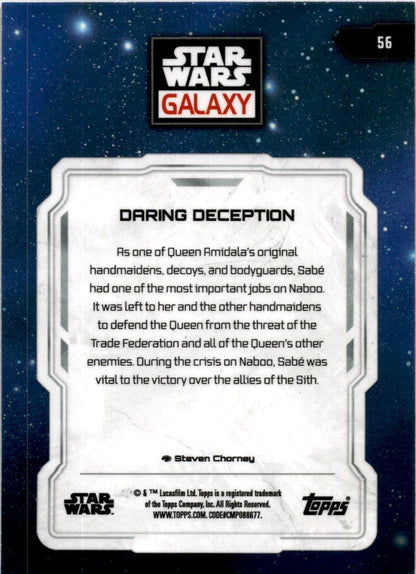 2024 Topps Star Wars Glaxay 56 Saring Deception