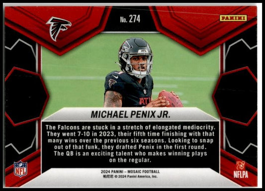 2024 Panini Mosaic #274 Michael Penix Jr. Atlanta Falcons