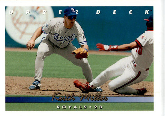 1993 Upper Deck #302 Keith Miller Kansas City Royals