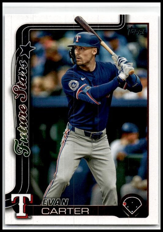 2025 Topps #288 Evan Carter Texas Rangers