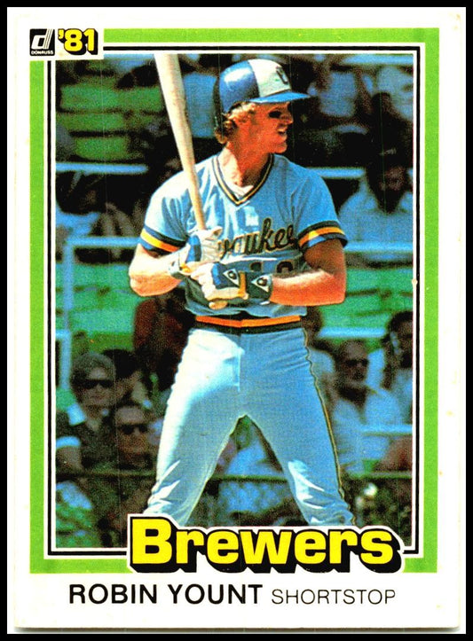 1981 Donruss #323 Robin Yount Milwaukee Brewers