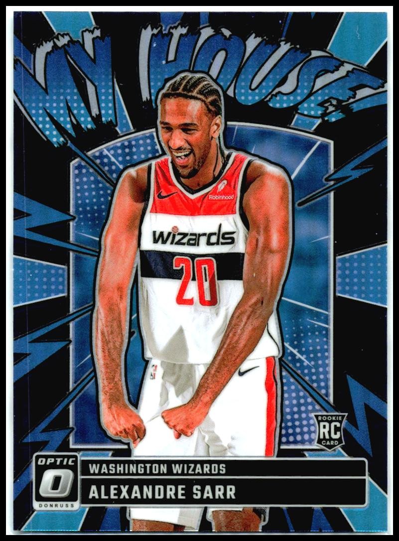 2024-25 Donruss Optic My House Purple #9 Alexandre Sarr Washington Wizards