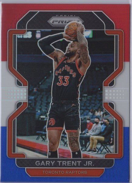 2021-22 Panini Prizm Red White Blue Gary Trent Jr. Toronto Raptors #131