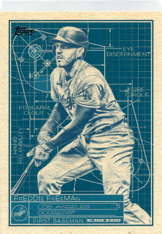 2024 Topps  Superstar Blueprint #SB-12 Freddie Freeman Dodgers