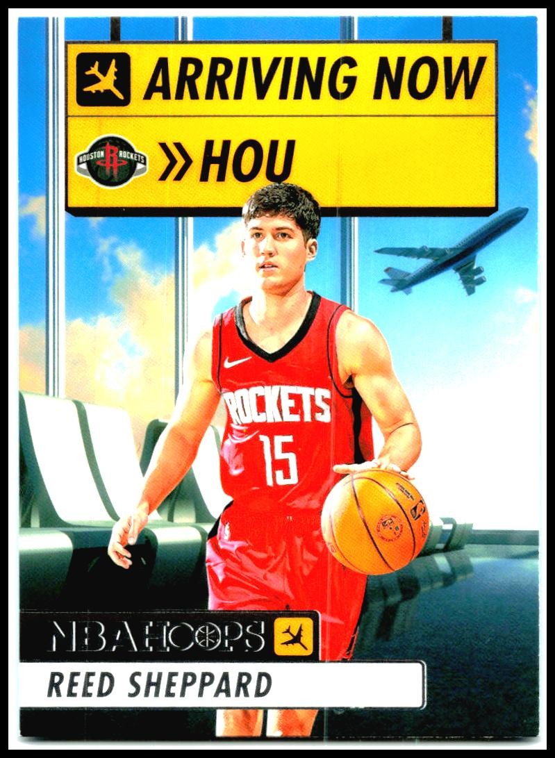 2024-25 Hoops Arriving Now #25 Reed Sheppard Houston Rockets