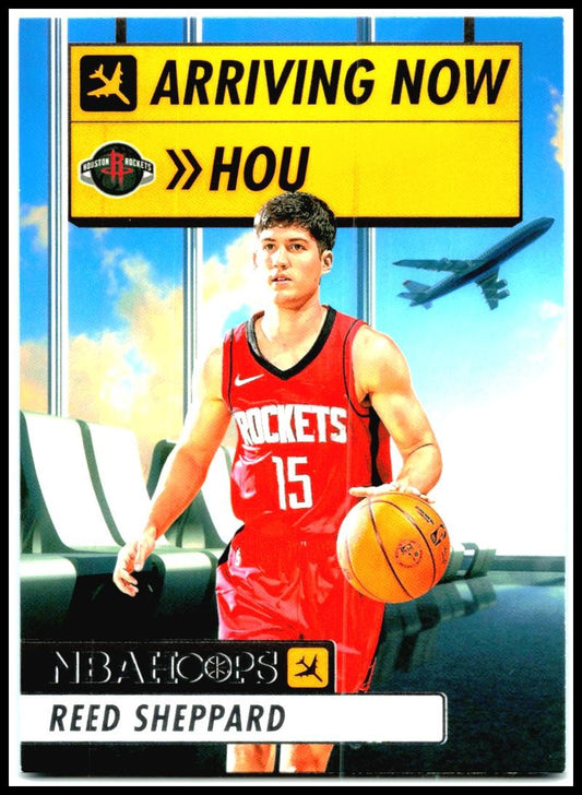 2024-25 Hoops Arriving Now #25 Reed Sheppard Houston Rockets
