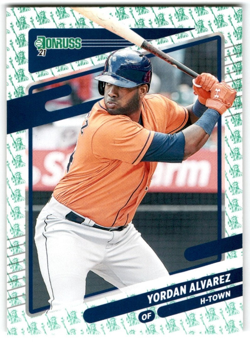 2021 Donruss Liberty Variation Yordan Alvarez Rookie Houston Astros #174