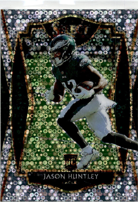 2020 Panini Select Disco Prizm. #199 Jason Huntley Philadelphia Eagles