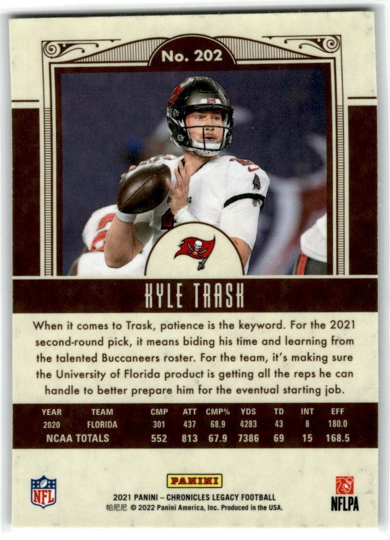 2021 Legacy Kyle Trask Rookie Tampa Bay Buccaneers #202