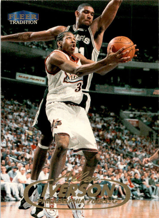1998-99 Fleer Tradition #3 Allen Iverson Philadelphia 76ers