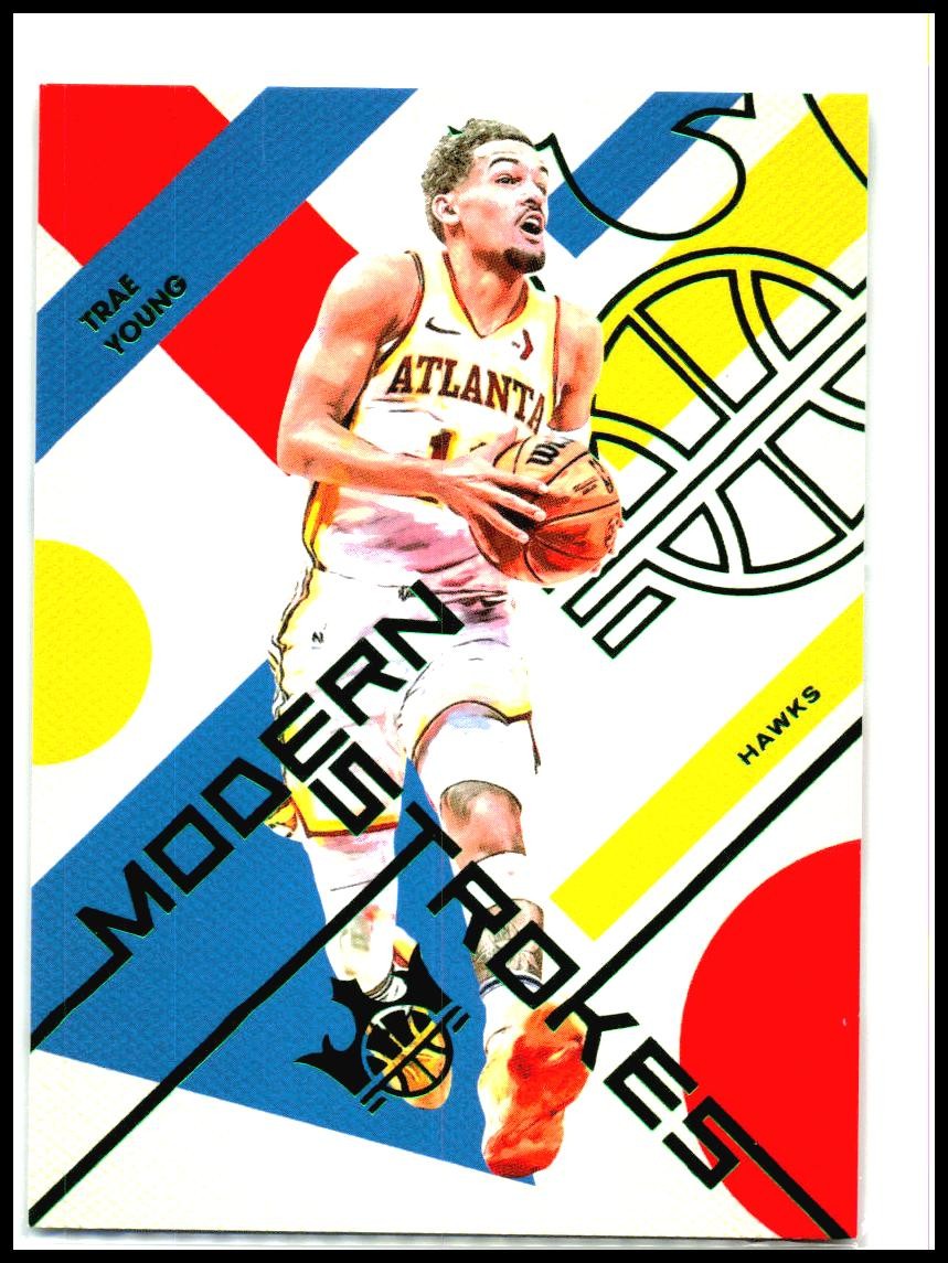 2024-25 Panini Court Kings Modern Strokes Jade #6 Trae Young #/49 Atlanta Hawks