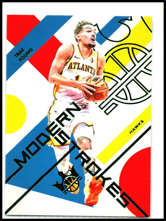 2024-25 Panini Court Kings Modern Strokes Jade #6 Trae Young #/49 Atlanta Hawks