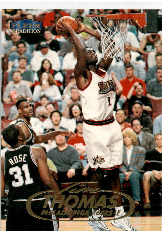 1998 Fleer Tradition #37 Tim Thomas Philadelphia 76ers