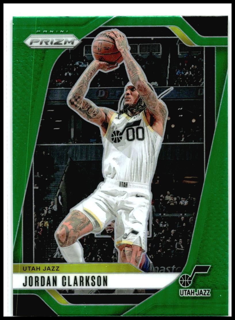2024-25 Panini Prizm Green #3 Jordan Clarkson Utah Jazz