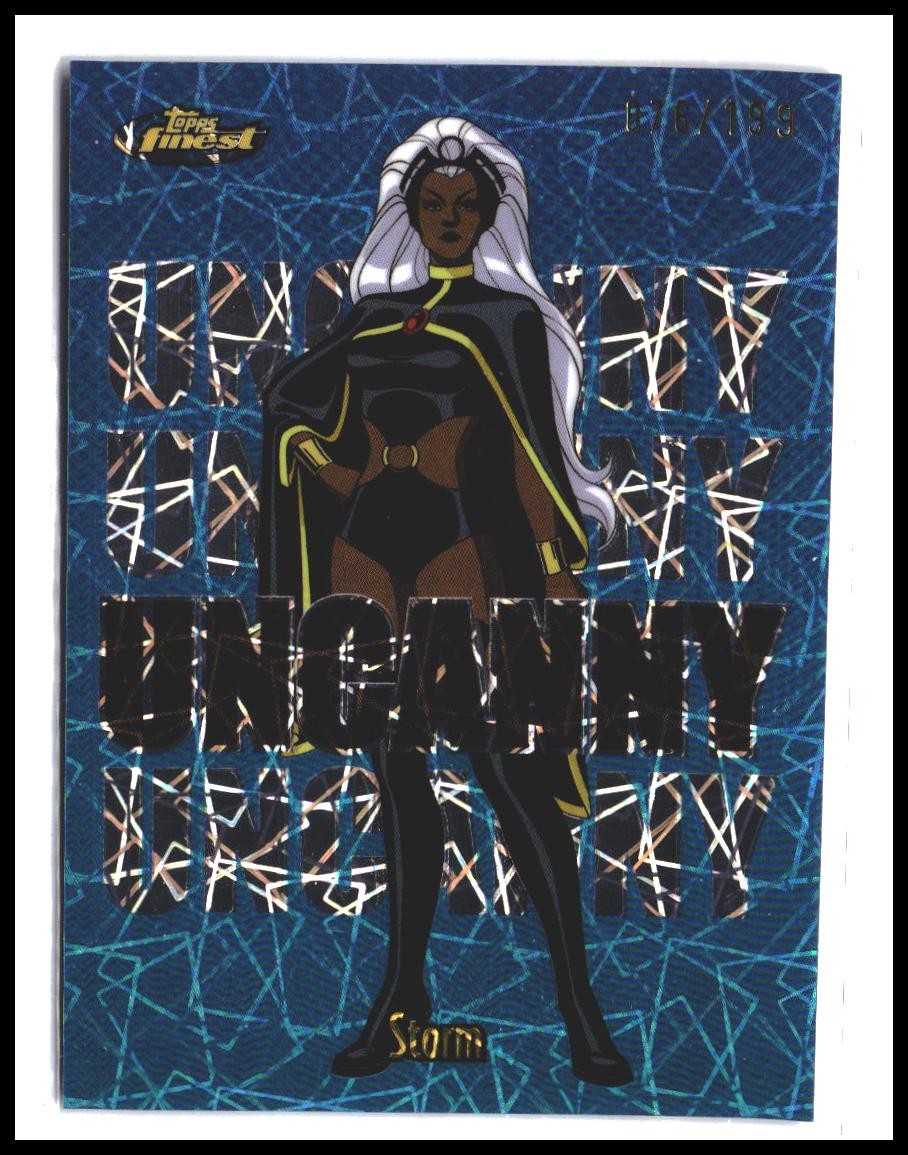Storm #91 2025 Topps Finest X-Men '97 Laser Refractor