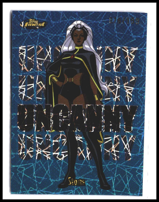 Storm #91 2025 Topps Finest X-Men '97 Laser Refractor