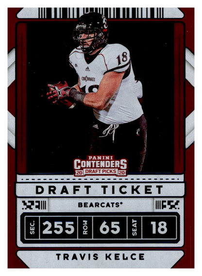 2020 Panini Contenders Draft Picks #99 Travis Kelce