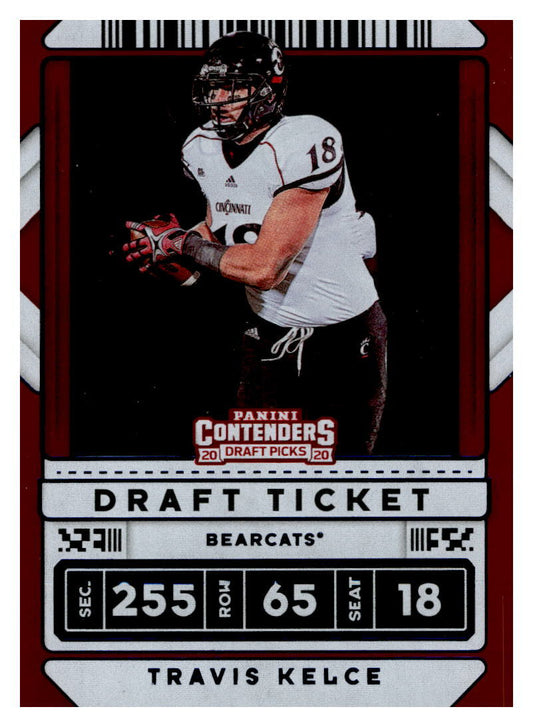2020 Panini Contenders Draft Picks #99 Travis Kelce