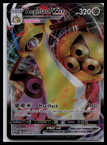SWSH04: Vivid Voltage #127/185 Aegislash VMAX