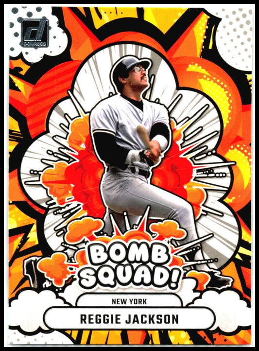 2025 Donruss Bomb Squad #7 Reggie Jackson New York Yankees