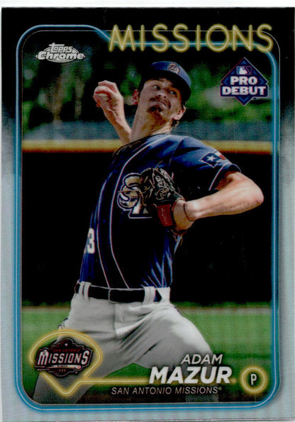 2024 Topps Chrome Pro Debut #PDC-37 Adam Mazur