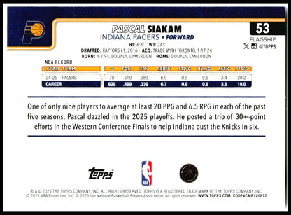 2025-26 Topps #53 Pacers