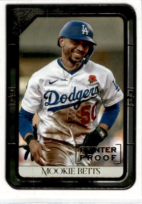 2021 Topps Gallery Printer Proof #18 Mookie Betts Los Angeles Dodgers