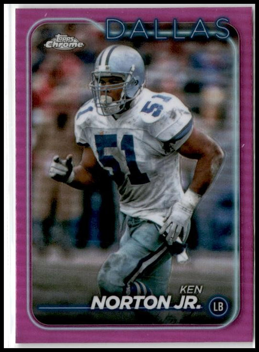 2024 Topps Chrome Pink Refractor #51 Ken Norton Jr. Dallas Cowboys