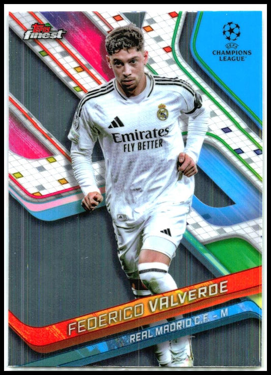 2024-25 topps finest uefa #131 Federico Valverde