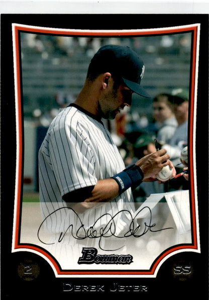 2009 Bowman #80 Derek Jeter New York Yankees