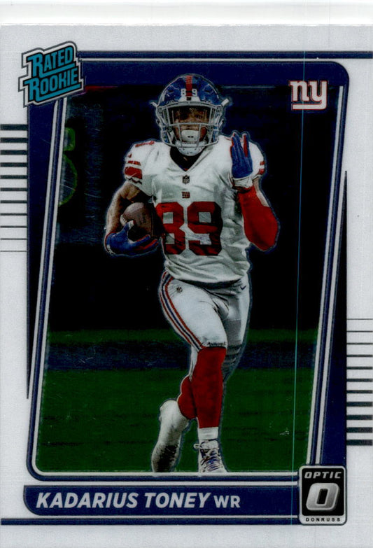 2021 Donruss Optic #212 Kadarius Toney Rookie New York Giants