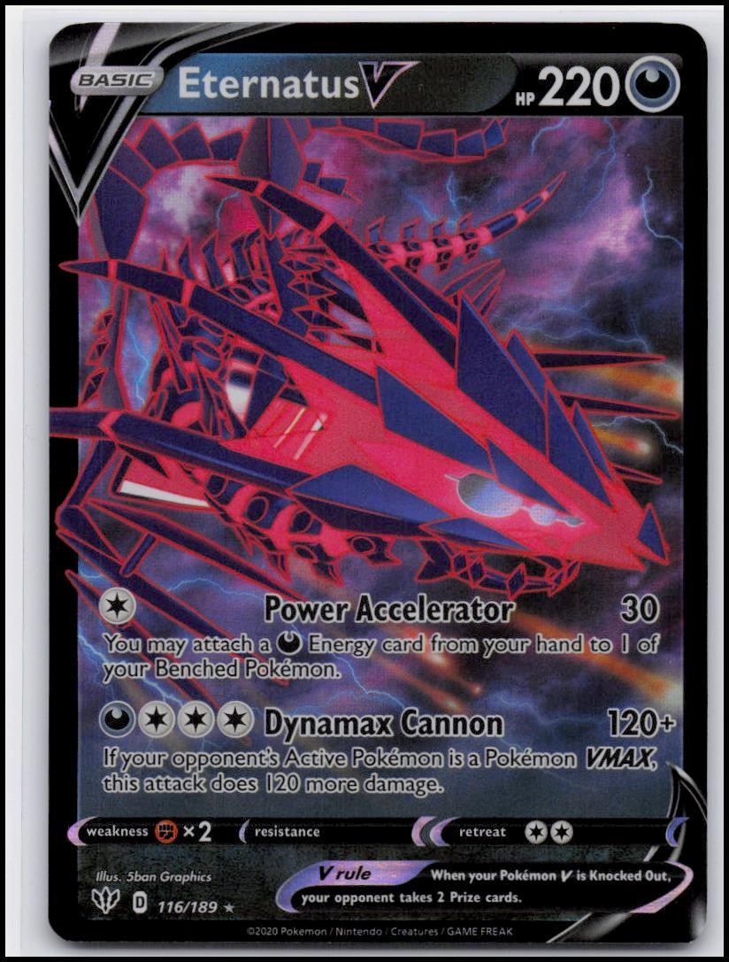SWSH03: Darkness Ablaze #116/189 Eternatus V