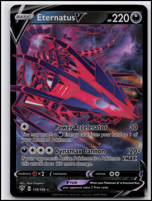 SWSH03: Darkness Ablaze #116/189 Eternatus V
