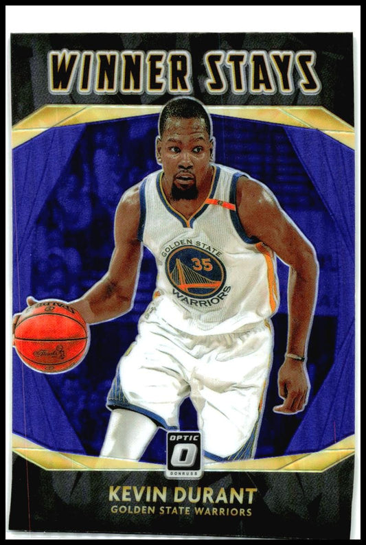 2020-21 Donruss Optic Winner Stays Purple #18 Kevin Durant Golden State Warriors