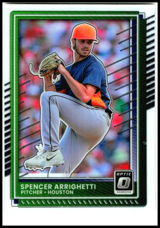 2025 Donruss Optic Houston #20 Spencer Arrighetti New York Giants