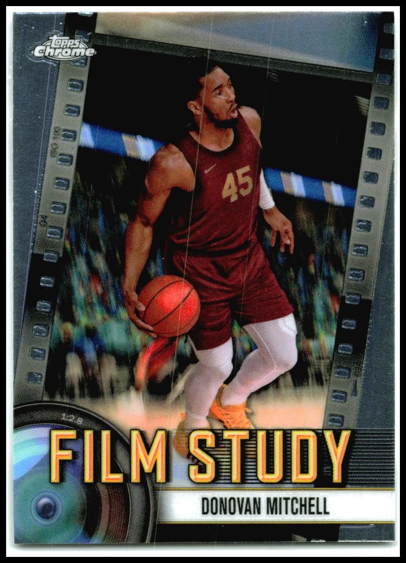 2024-25 Topps Chrome Film Study #FS-1 Donovan Mitchell Cleveland Cavaliers