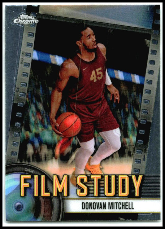 2024-25 Topps Chrome Film Study #FS-1 Donovan Mitchell Cleveland Cavaliers