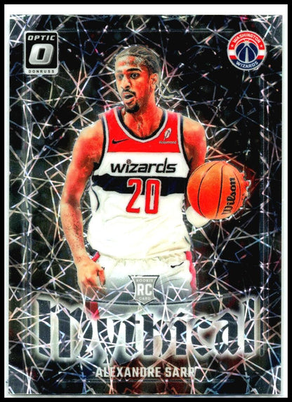 2024-25 Donruss Optic Mythical #3 Alexandre Sarr Washington Wizards