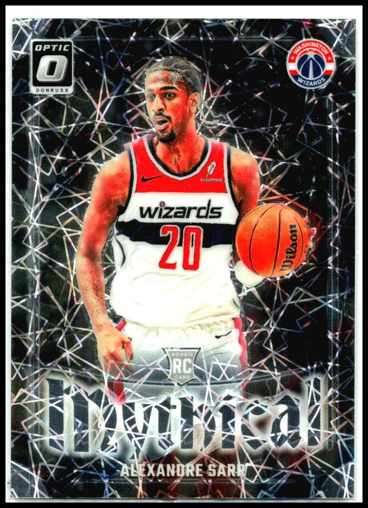 2024-25 Donruss Optic Mythical #3 Alexandre Sarr Washington Wizards