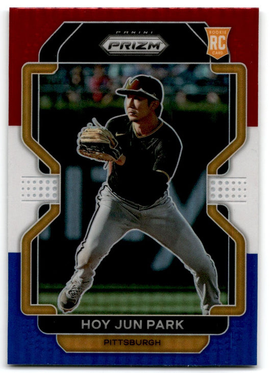 2022 Panini Prizm Red White Blue Hoy Jun Park Rookie Pittsburgh Pirates #3