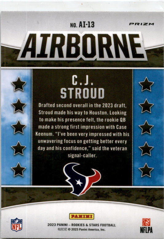 2023 Panini Rookies & Stars Silver #AI-13 C.J. Stroud Houston Texans