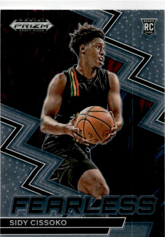 2023-24 Panini Prizm Draft Picks Fearless #13 Sidy  Cissoko NBA G League Ignite
