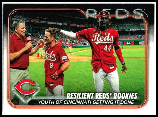 2024 Topps #133 Resilient Reds Rookies: Cincinnati Reds