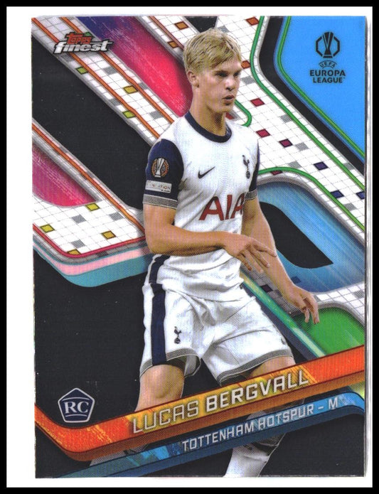 Lucas Bergvall #15 2024-25 Finest UEFA Club Competitions Rookie RC