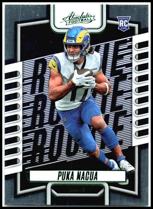 2023 Panini Absolute Green #189 Puka Nacua Los Angeles Rams